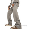 Women's american style solid color flared sweatpants